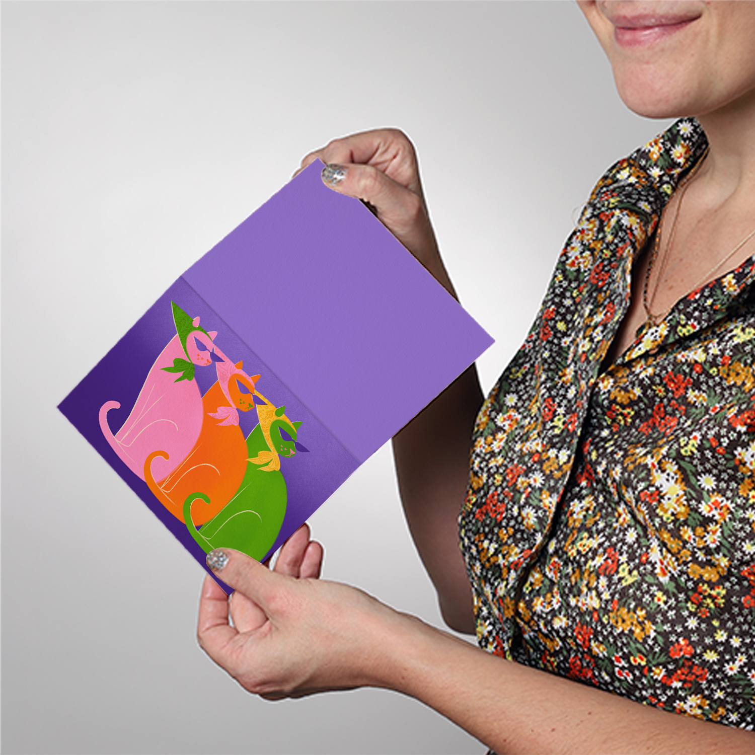 Carte postale illustrée A6 double + enveloppe – Image 3